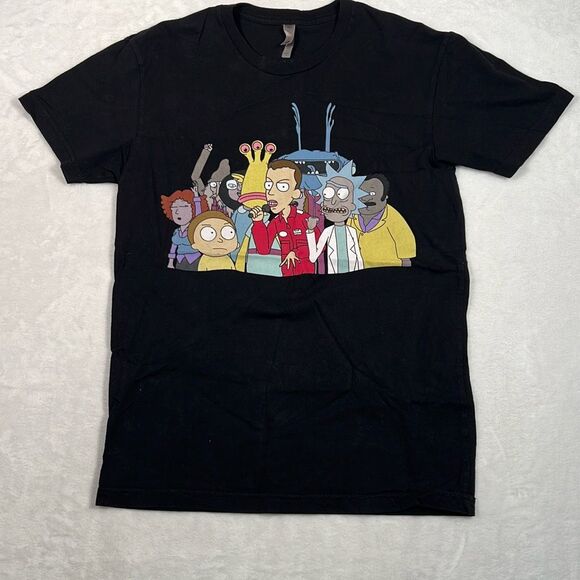 Logic Rick and morty hip hop short sleeve‎ T-Shirt Men Small - Picture 1 of 7